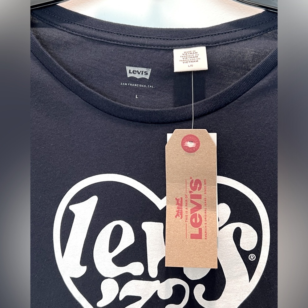 Levi’s Navy Blue Tee - Picture 3 of 3